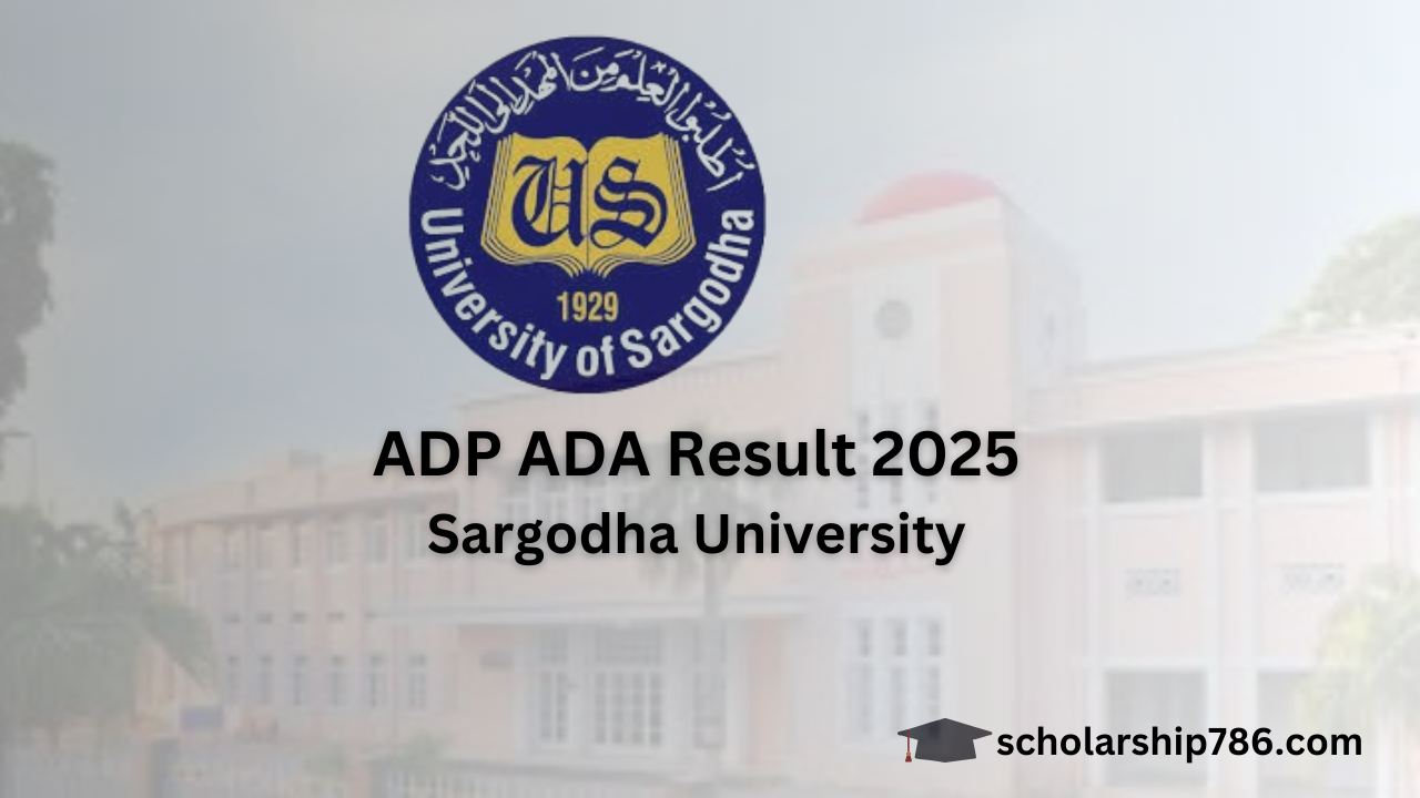 Check ADP ADA Results 2025 Online Sargodha University