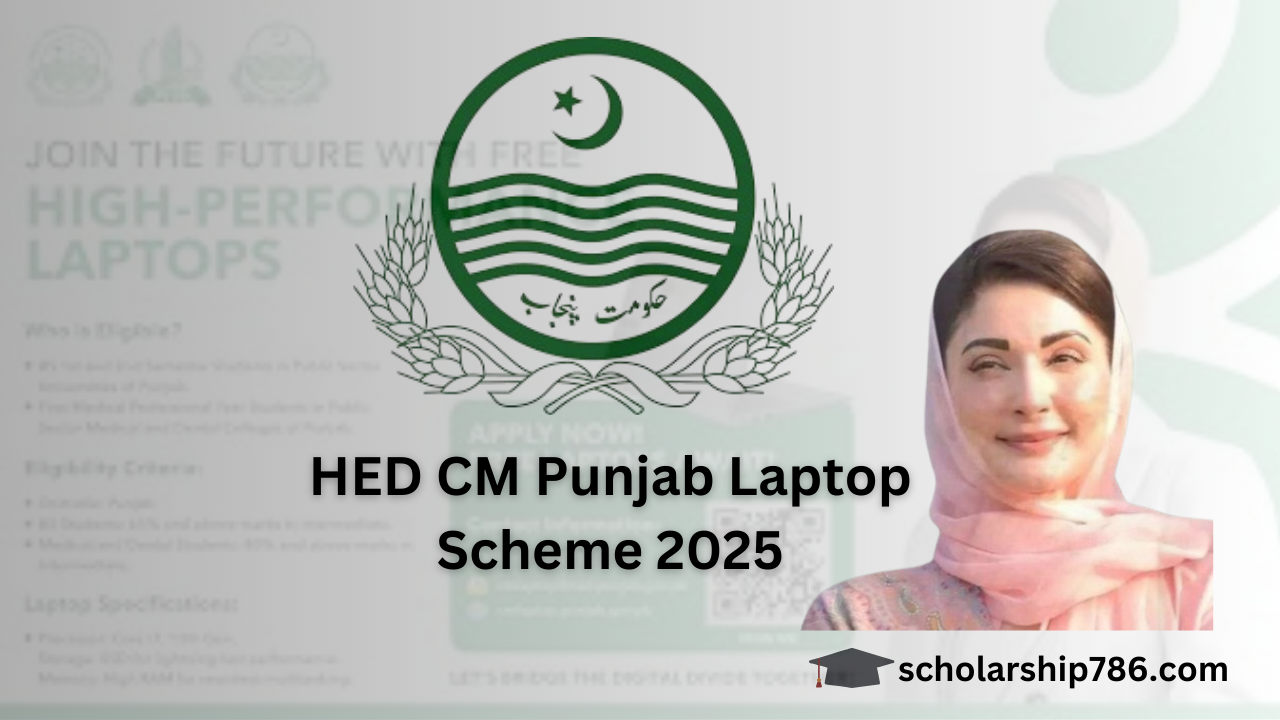 Punjab CM Laptop Scheme 2025 Apply Now at cmlaptophed.punjab.gov.pk